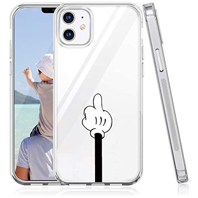 Suhctup Funda Compatible para iPhone 12 Pro MAX Fundas, Transparente Dibujos Protección Carcasa Suave Silicona Gel TPU Bumper Ultra-Delgado Antigolpes