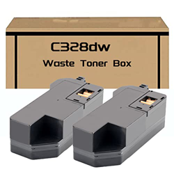 BAQU C328DW Waste Tóner Contenedor Compatible para Xerox C328DW con impresoras C325DW C325Z C328DF C328DW 2-Pack en oferta