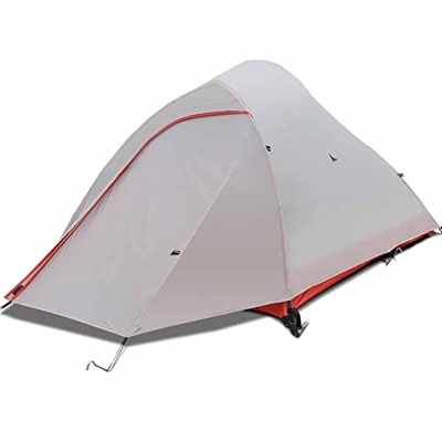 GATASE Tienda de 2 Personas: Resistente al Agua, con Mosca de Lluvia extraíble y Bolso de Transporte fácil de acomodar for Acampar, Senderismo y mochi