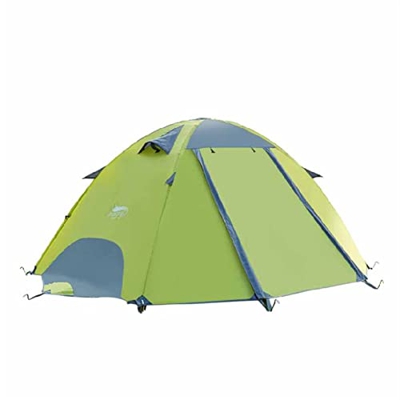 Tienda de campamento 2 personas, carpas familiares impermeables y a prueba de viento for acampar, al aire libre y viajes, configuración fácil de lluvi