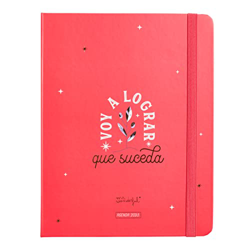 Mr. Wonderful - Agenda anual Office 2023 Semanal - Voy a lograr que suceda, roja, WOA2212294ESZ0 en oferta