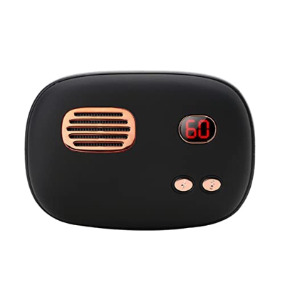 KINHA Calentador de Manos Banco de energía USB Retro electrónico Calentador de Manos Pantalla Digital Dibujos Animados Multifunción Mini Pocket Powerb