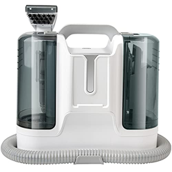 Máquina limpiadora de tapicería de alfombras, limpiador de manchas, máquina limpiadora de sofás en seco y húmedo multifuncional ligera con cepillos, d precio