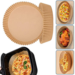 Airfryer - Papel de horno para freidoras de aire caliente, 20 cm, 100 unidades, resistente al agua, resistente al aceite, freidora de aire caliente, h precio