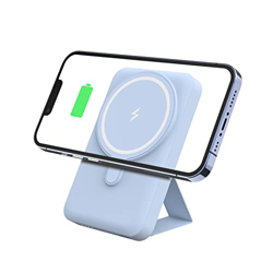 IUBOLE Banco de Energía Inalámbrico Magnético, Cargador Portátil Inalámbrico Plegable de 10000 mAh, Carga Rápida de 15 W PD 22,5 W para I-Phone 14/13/ características