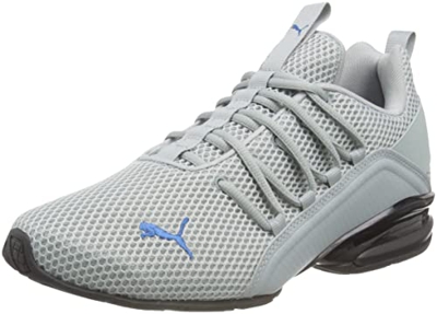 PUMA Axelion LS, Zapatillas para correr Hombre, Gris (Quarry/Lake Blue), 42 EU
