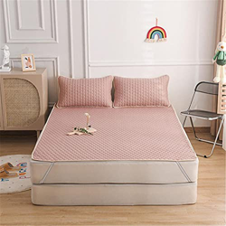 RAFCAR Estera De Látex De Tres Piezas Sensación Fresca Estera De Seda De Hielo Tencel Lavable A Máquina Estera Suave Verano,C,180×200cm (Color : G, Si precio