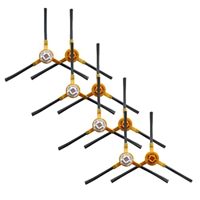 CYBERK 8 Uds cepillos Laterales for Robot Aspirador Inteligente ABIR X5,X6,X8 Accesorios de Aspirador Robot de Barrido Inteligente