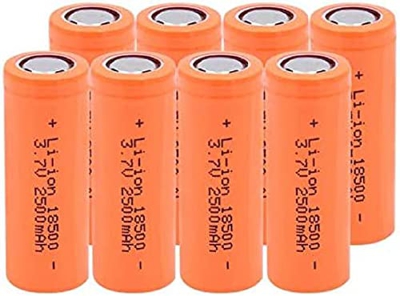3.7v 2500mah 18500 Li-ionbatterij, Duurzaam Voor Power Bank Power Reserve Kleine Apparaten Power Tool 10 Stuks,8 Stuks