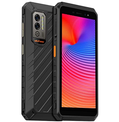 Ulefone Armor X11 Pro Android 12 Móvil Resistente, 8150mAh Batería, Cámara 16MP, Helio G25 4GB+64GB, 5.45" IP68 Smartphone Impermeable Antigolpes, Ran