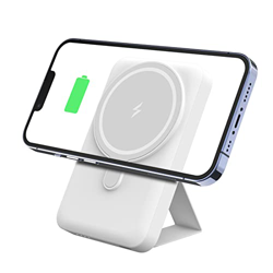 IUBOLE Banco de Energía Inalámbrico Magnético, Cargador Portátil Inalámbrico Plegable de 10000 mAh, Carga Rápida de 15 W PD 22,5 W para I-Phone 14/13/ características