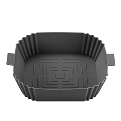 NIKJEBDF Ollas de silicona reutilizables para freidora de aire, fácil de limpiar forro de silicona para freidora de aire, reemplazo de papel pergamino precio