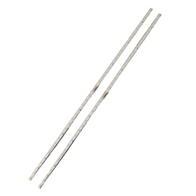 LESLIS 2 unids/Lote Tira de LED for iluminación Trasera for Samsung UE50NU7100 UE50NU7020 50NU7400 BN96-45952A 45962A UN50NU7100 LM41-00564a 46034A Ti