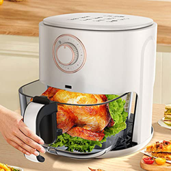 Freidora De Aire Horno 5L - 1200w Máquina Seca Sin Aceite De Potencia Freidora De Aire De Tamaño Familiar Cocina Eléctrica Sin Aceite Antiadherente Ex precio