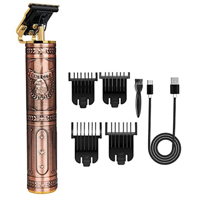 Mengmen Cortadora de Pelo Zero Blade Recortadora de Barba DiseñO de áGuila Calva Cortadora de Pelo InaláMbrica Pro Li T Blade, Cortadora de Pelo de Co