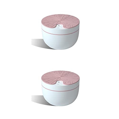 Yihaifu 2 Juegos de Humidificadores Pequeño Spray USB Rosa Verde Azul Cuidado de la piel Ultrasónico Humidificador desechable de capacidad Habitación 