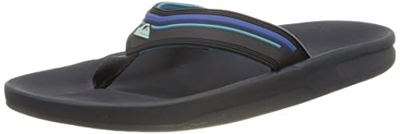 Quiksilver Rivi-Sandals for Men, Sandalia Hombre, Azul, 45 EU