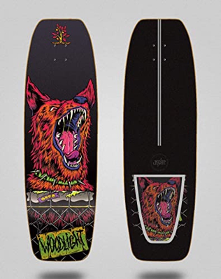 Wood Light Monopatin Skateboard Surfskate Deck Tabla Attack Series Dog 31.5