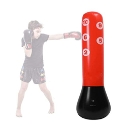Saco De Boxeo De Pie Saco De Boxeo Hinchable Bolsas de perforación de pie Gratis Entrenamiento for Adultos Bolsa de Boxeo Bolsa de Boxeo Patada Tumble características
