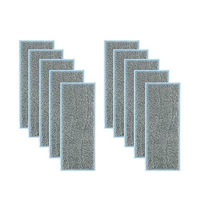 WCPAR Paquete de 10 Accesorios de paño de Limpieza compatibles con Braava Jet M6 Wi-Fi Robot mopa aspiradora paño de Limpieza (Color : Blue)