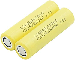 3.7V 2500mah 18650 Batería 35A Paquete de batería para 6pcs Linterna Power Bank 2pcs características