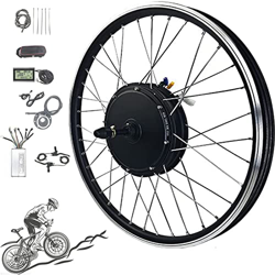 CUZONE Kit de Bicicleta eléctrica Kit de conversión de Bicicleta eléctrica para 20",24",26",27,5",28",29", 700c Rueda Libre Trasera Kit de conversión  en oferta