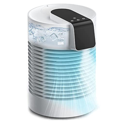 ENERRGECKO Aire Acondicionado PortáTil 3 en 1, Enfriador y Humidificador Evaporativo Personal con RotacióN de 360 ​​°, Ventilador de Enfriamiento Reca características