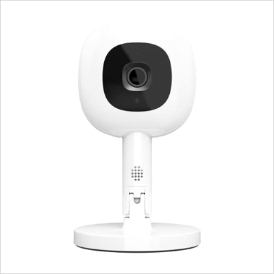 Nanit Pro 1080p HD Smart Baby Monitor & Flex Duo Stand, con pantalla dividida y función de zona de alerta, incluye pequeña banda de respiración, blanc