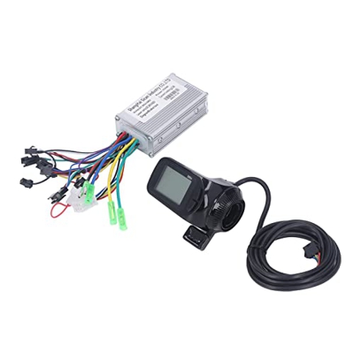 Nannigr Kit de Conversión de Bicicleta Eléctrica, Buena Dureza Pantalla de Datos Múltiples S886 Panel LCD Kit de Controlador sin Escobillas de Bicicle