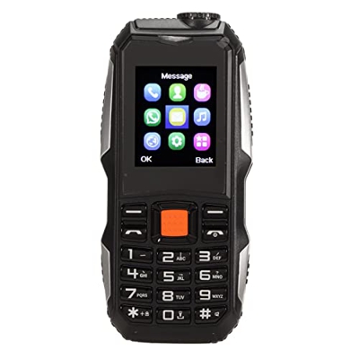 ciciglow Teléfono con Funciones Resistentes Desbloqueado, Teléfono Móvil para Personas Mayores con Doble SIM Y Modo de Espera Dual, Teléfono con Funci