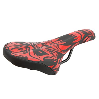 Pwshymi Cojín de asiento de bicicleta ancho, cómodo asiento de bicicleta transpirable con báscula para ciclismo (orangután)