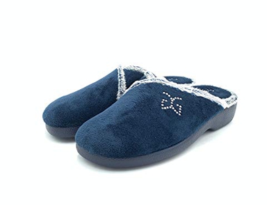 Garzon 3305.247 Zapatilla Chancla SUATEX Marino Mujer Talla: 38