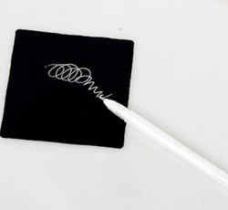 Bolígrafo de gel blanco para resaltar, color blanco características