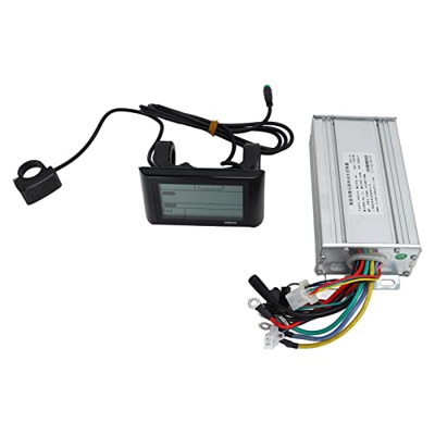 Controlador de Bicicleta Eléctrica Y Medidor LCD, Buena Dureza Kit de Conversión de Controlador de Bicicleta Eléctrica de 48 V Multifunción Fácil de M
