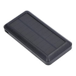 Power Bank, 17,5 x 8,5 x 3 cm Solar Power Bank Batería de iones de litio con cable USB para montañismo en oferta