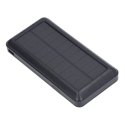 Power Bank, 17,5 x 8,5 x 3 cm Solar Power Bank Batería de iones de litio con cable USB para montañismo