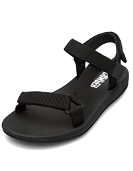 Camper Match, Sandalias de Punta Descubierta Mujer, Black, 37 EU características