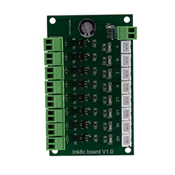 Bumdenuu Tarjeta de alimentación de tinta para impresora de inyección de tinta 24V máquina UV/tarjeta adaptador de alimentación de tinta para impresor características