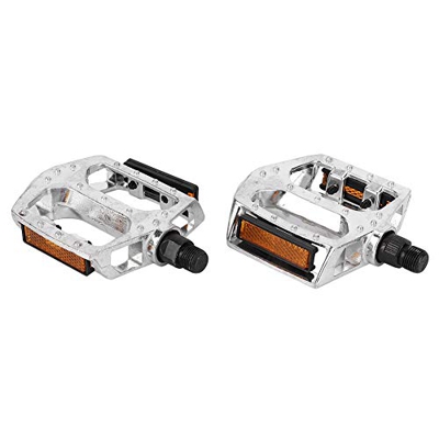 ROAH Pedal de rodamiento de Bolas Plano Antideslizante para Bicicleta de aleación de Aluminio para Pedal de Bicicleta de montaña