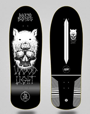 Wood Light Monopatin Skateboard Surfskate Deck Tabla Back to Bones Oliveira Bucky 10x31