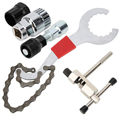 Cortador de Cadena de Reparación de Bicicletas, Cortador de Cadena Herramienta de Reparación de Bicicletas Multifuncional con Llave de Cadena para Bic precio