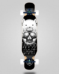 Wood Light Skate Skateboard Longboard Complete 46x10 Back to Bones Oliveira en oferta