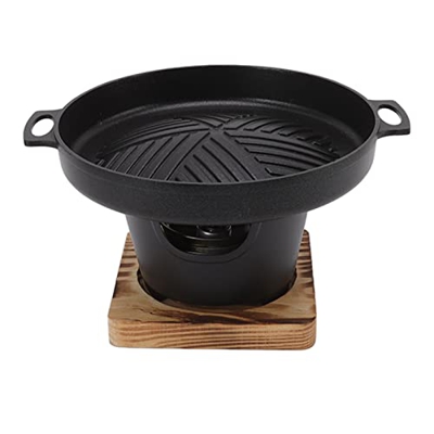 Parrilla de Carbón Portátil para Barbacoa, Parrilla Portátil de Mesa Japonesa Y Parrilla de Barbacoa de Carbón Multifuncional Antiadherente, Parrilla 