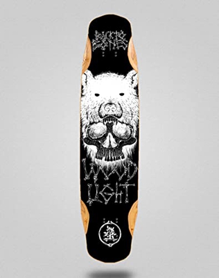 Wood Light Skate Skateboard Longboard Deck Mix Bamboo 38x8.45 Back to Bones Oliveira