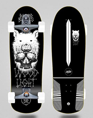 Wood Light Surfskate mit T12 Surf Skate Trucks Back to Bones Oliveira Bucky 10x31