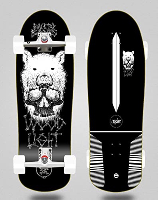 Wood Light Surfskate Complete with SGI Surf Skate Trucks Back to Bones Oliveira Bucky 10x31