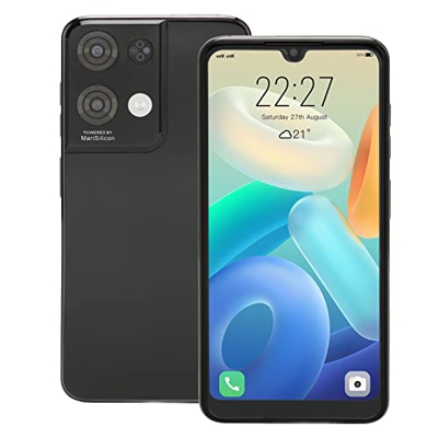 2022 Reno 8 Pro 5G Smartphone para Android 12, 4GB RAM 64GB ROM Teléfono Celular Desbloqueado con Batería de 7000mAh, Pantalla FHD de 6.0 Pulgadas, Du