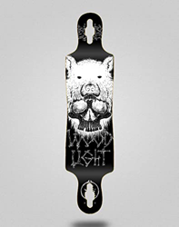 Wood Light Skate Skateboard Longboard Deck 40x9 Drop Back to Bones Oliveira precio