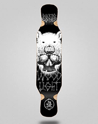 Wood Light Skateboard Longboard Deck 46x10 Back to Bones Oliveira