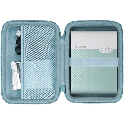 co2CREA Estuche de viaje duro de repuesto para Canon SELPHY QX10 impresora fotográfica cuadrada portátil (para SELPHY QX10, funda verde)